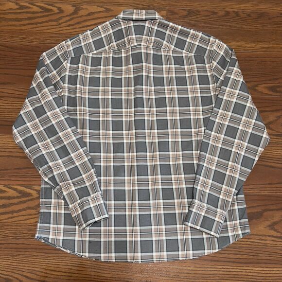 Untuckit Shirt Mens XL Softest Lightweight Flannel Plaid Button Up Outdoors - Picture 3 of 7